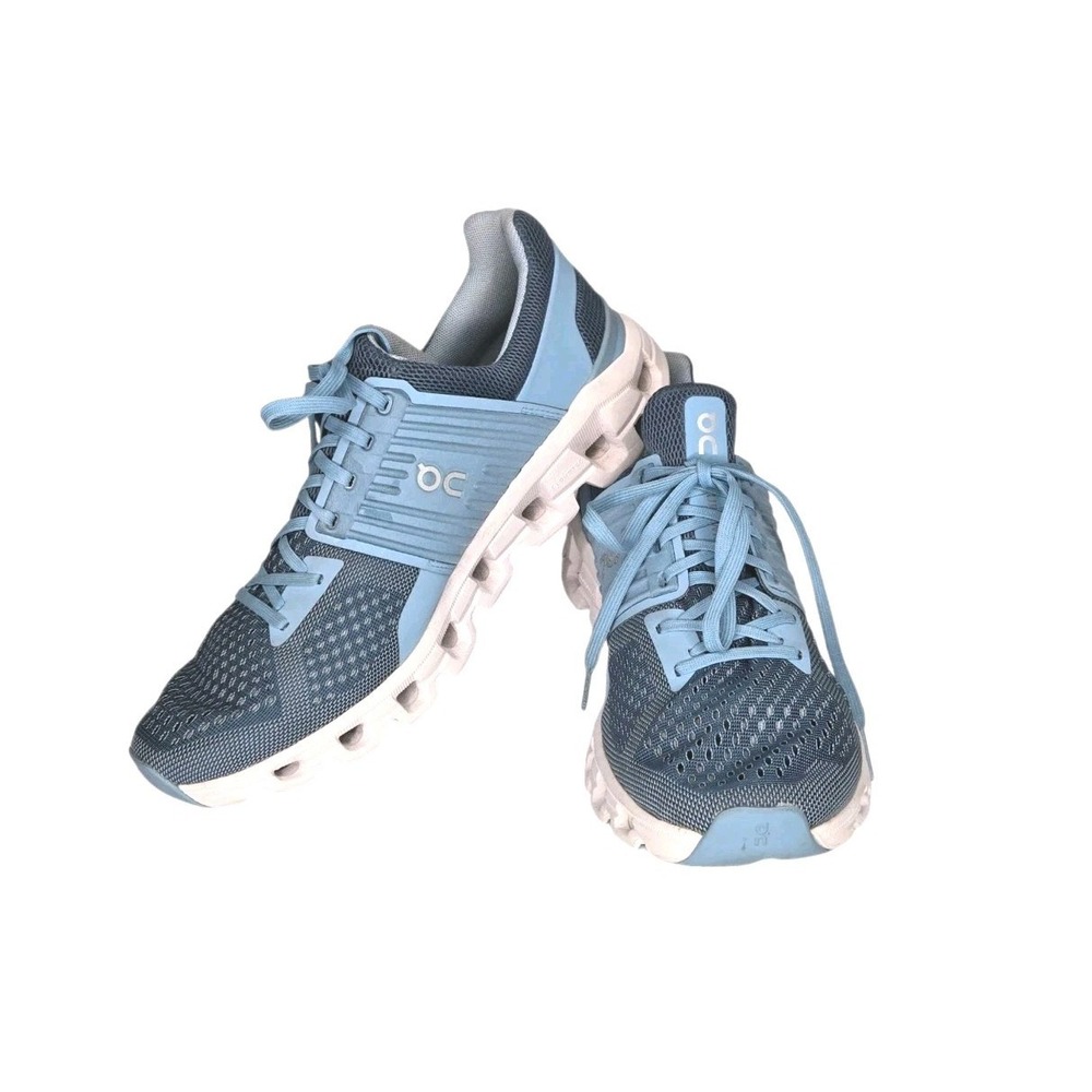 On Cloud Cloudswift Women's Sz 10 Wide Width Lake Sky Blue Shoes Workout